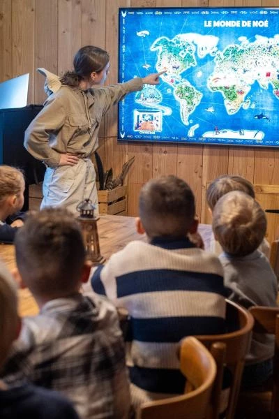 Enfant lors du briefing